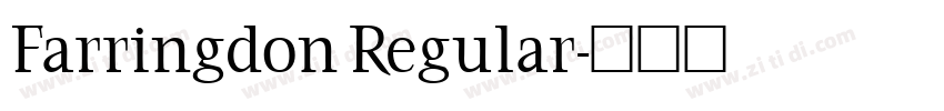 Farringdon Regular字体转换